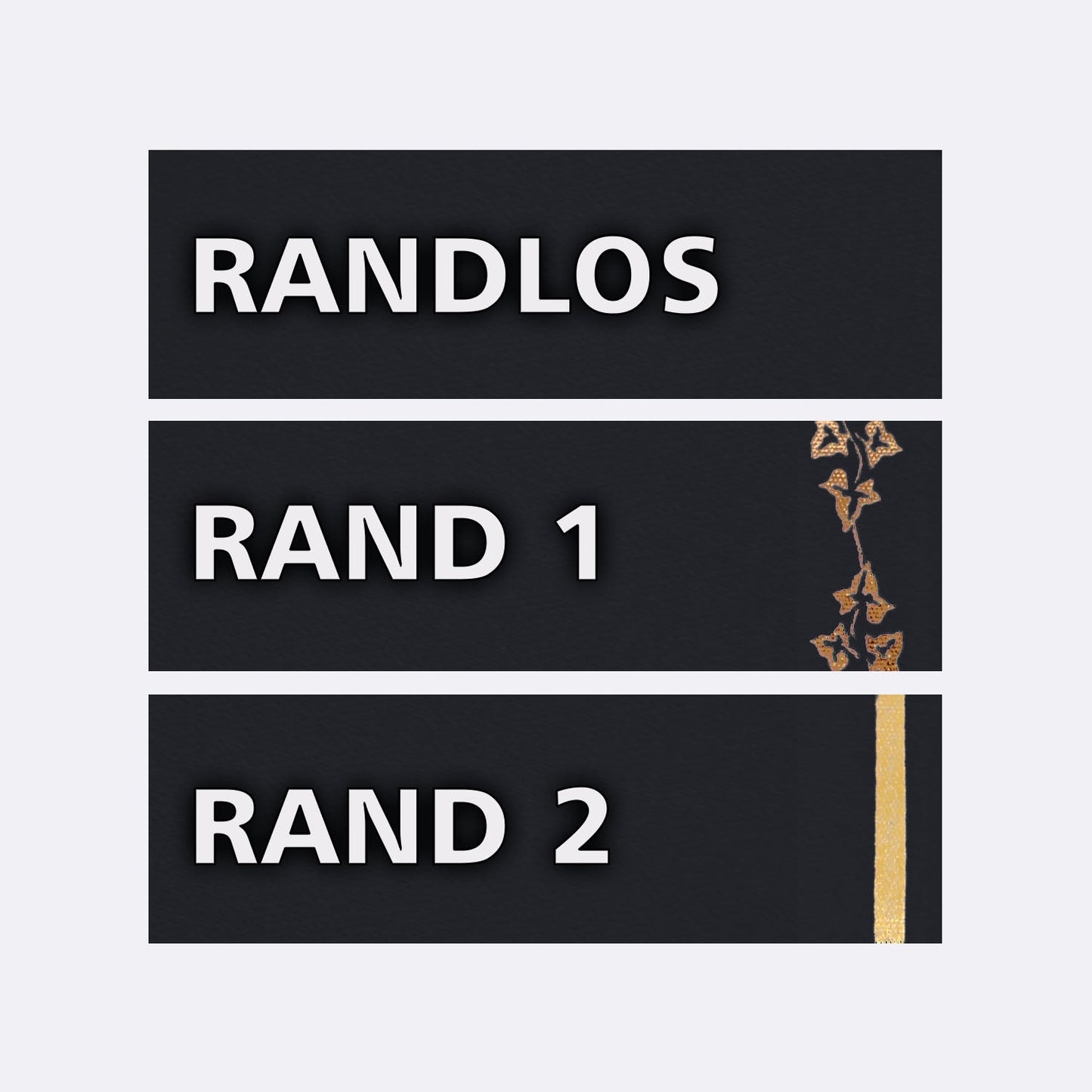 Schleife «Supersatin» (schwarz)