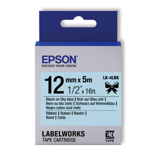 Druckkassette hellblau / schwarz