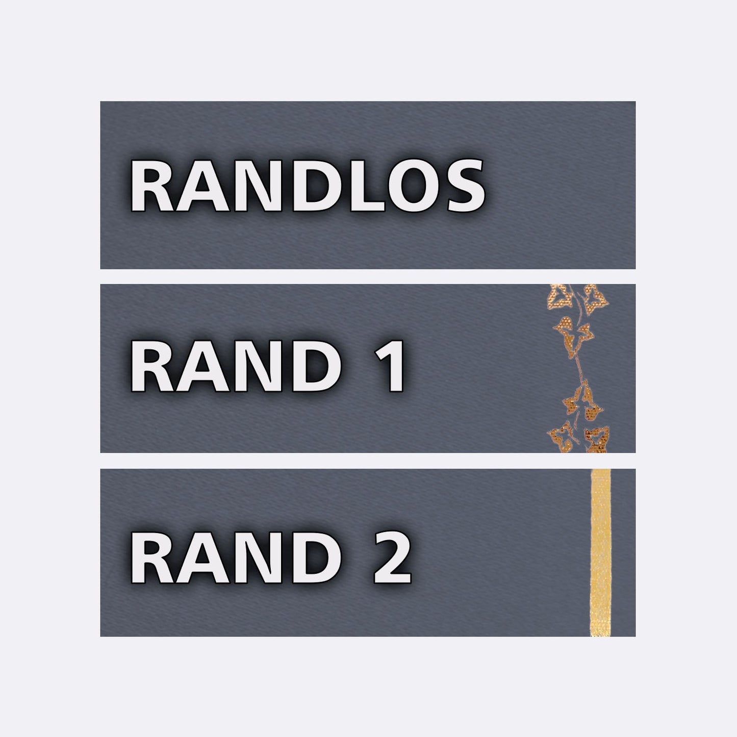 Schleife «Supersatin» (anthra)