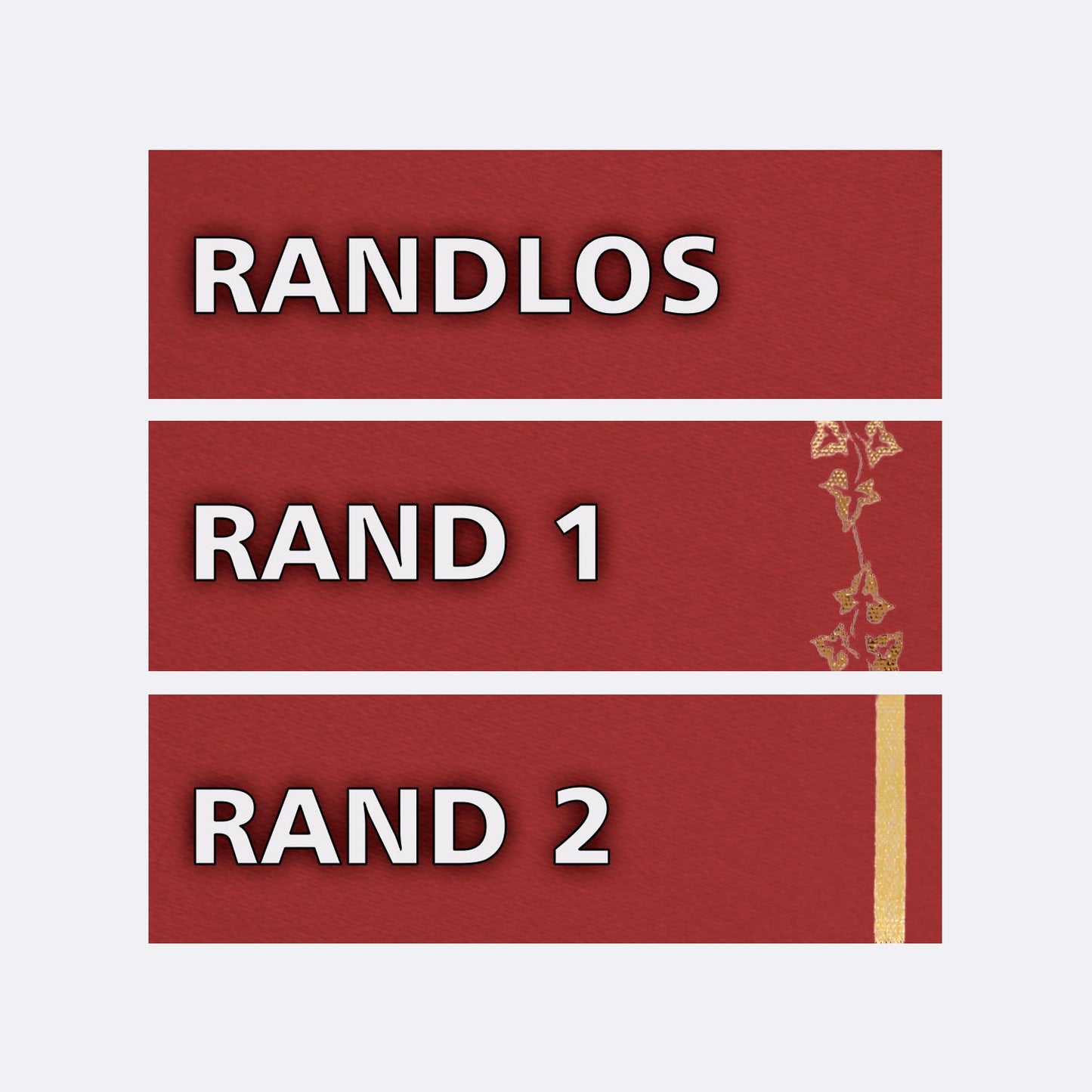 Schleife «Supersatin» (rot)