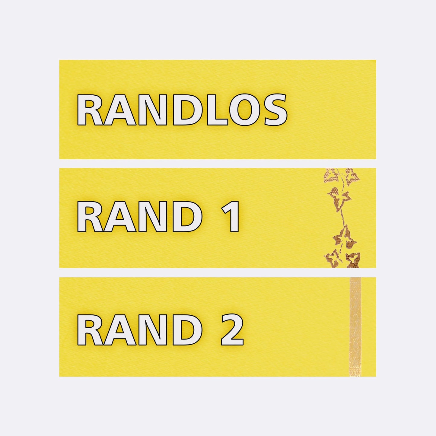 Schleife «Supersatin» (gelb)