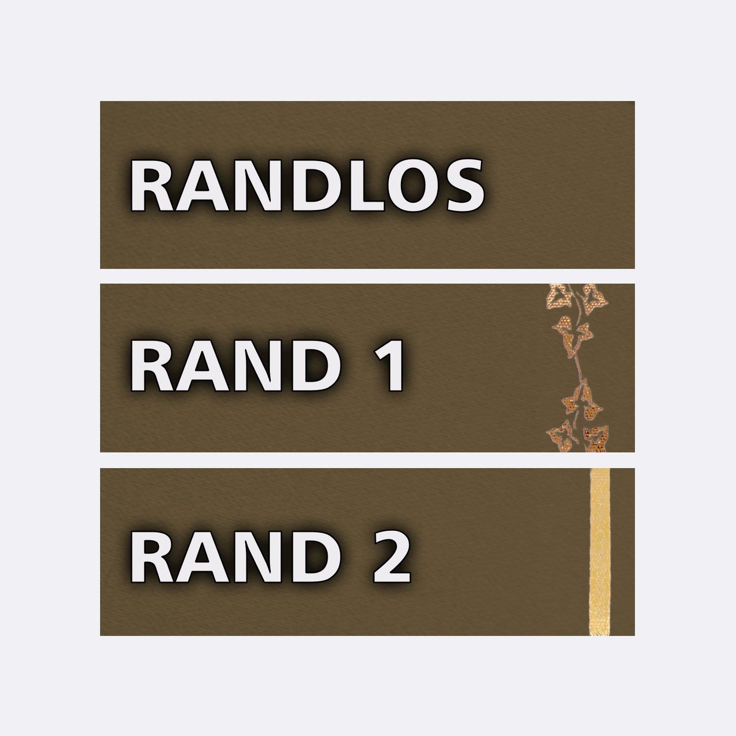 Schleife «Supersatin» (goldbraun)